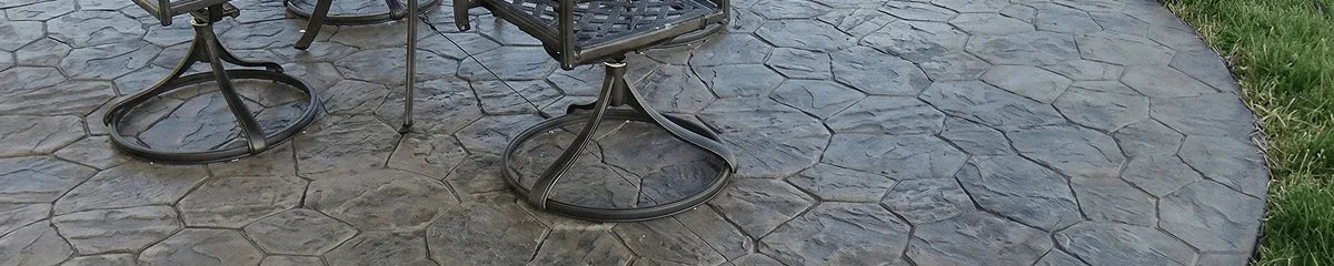 Garden relaxation area with professionally installed stone flooring in Detroit MI